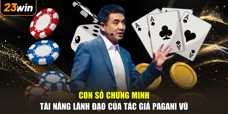 CEO Pagani Vũ - Lãnh Đạo 23WIN Tài Hoa, Vươn Xa Tầm Cao Mới 3 Con số chứng minh tài năng lãnh đạo của tác giả Pagani Vũ