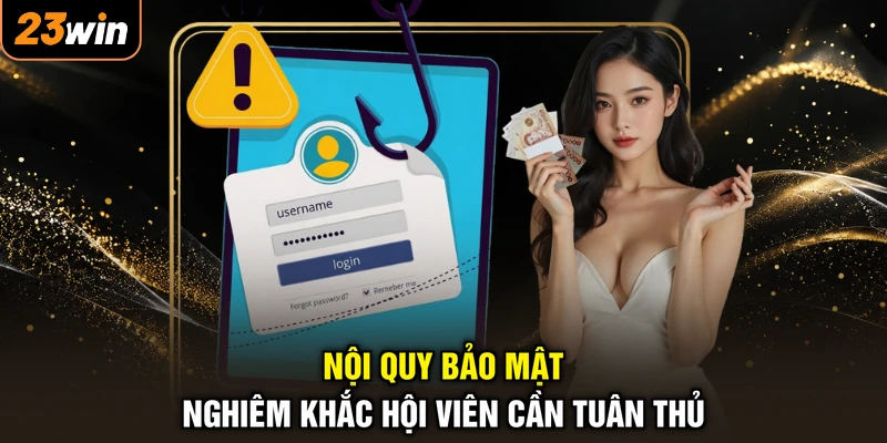 Nội quy bảo mật nghiêm khắc hội viên cần tuân thủ